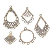 10pcs Bronze Chandelier Pendant Connectors Bails For Jewelry Making DIY Earrings