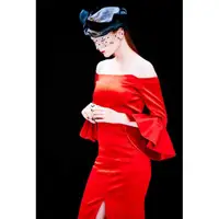 在飛比找蝦皮購物優惠-設計師品牌 Pesaro 黃蕙玲 平口洋裝