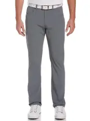 NWT 36x32 - Ben Hogan Men's 5 Pocket Flat Front Pants 'Dark Gray Heather'