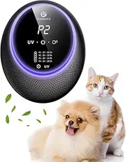 Advanced Cat Deodorizer for Litter Box, 99% Pets Odor Eliminator with 10000mAh Battery, Portable & Rechargeable Purifiers Deodorizer for Pets Litter Box Room Wardrobe Shoe Cabinet Toilet