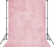 Haboke Abstract Pink 8x10ft Professional Photography Backdrop for Adult Portrait Photo Props Booth Background Photoshoot Studio with Thick Durable Ployester Fabric Roller Pocket on Top