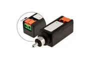 Speaker Wire Terminal Cable to Audio Male RCA Connector Adapter Jack Plug
