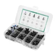 180 Pcs 10 Values Tactile Push Button Switch Momentary Tact Assorted Kits Z2A3