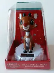 Rudolph The Red Nosed Reindeer Solar Bobblehead Bobbler Christmas Movie Favorite