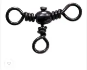Mustad Barrel 3 Way Swivel Pack Size 1/0 Qty 6