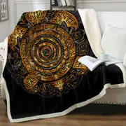Oriental Turtle Throw Blanket