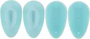 DRESSOOS Gentle Face Scrubber Exfoliator Sides Silicone Brush for Deep Cleansing