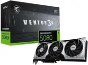MSI nVidia GeForce RTX 5080 16G VENTUS 3X OC PLUS