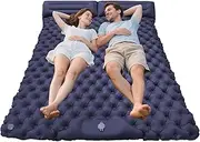 Sleeping Pad for Camping - Inflatable Sleeping Mat with Pillow - Lightweight Backpacking Supplies for Travel Car Trekking Outdoor Tent