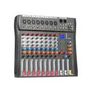 Professional 8 Channel Audio Mixer Sound Board Console Desk System Interface USB