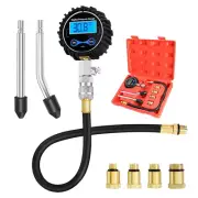 8Pcs Compression Tester Automotive - Digital Compression Gauge 0-300PSI for Petr