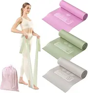 Professional Resistance Bands 3-Pack, Long TPE Elastic Exercise Bands for Strength Training,Yoga,Pilates,Recovery,Fitness,Home,Gym, Heavy Duty Workout Band with Carry Bag