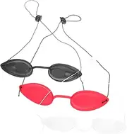 BIUDECO 3Pcs Salon Goggles Protective Eye Masks for Sunbathing and Tanning Eyewear for UV Protection Portable Design for Spa and Beauty Treatments