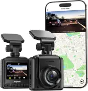 Dash Cam WiFi 2K, Car Camera with APP, Front Dash Camera for Cars, Mini Dashcams