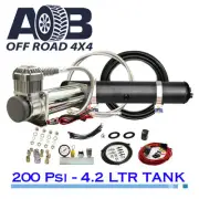 200psi Air compressor 4.2L Tank Manifold kit air bag suspension 12V