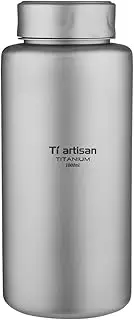 Titanium Water Bottle Sport Bottle 1000ml 34oz/700ml Ultralight Leakproof for Outdoor Camping Hiking (1000ml(33.82fl oz))