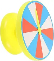 KOMBIUDA Interactive Small Math Teaching Aid Blank Turntable Block 14cm Prize Wheel