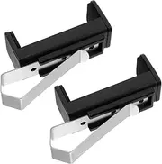 GANAZONO 2Pcs Garage Door Remote Visor Clip Holder Durable Car Visor Clips for Secure Grip Stability Easy to Install Portable Tool for Car Owners Compatible with Garage Remotes