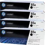 4 Pack Hp CE285A No.85A Ink Toner Cartridge Black LaserJet BULK