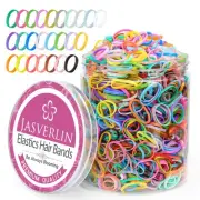 2000Pcs Colorful Rubber Bands, Mini Elastic Hair Ties Girls Women Hair Elasti...