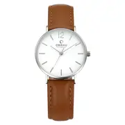 Obaku Mark Lille - Mocha Ladies Watch in Silver