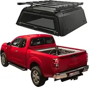 ATATNK Aluminium Tub Canopy Compatible for Dual Cab Nissan Navare NP300 Anti-Dust Hardtop Pickup Topper Camper Shell Truck Tonneau Cover Seal Truck Bed Cap