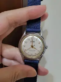 在飛比找Yahoo!奇摩拍賣優惠-ORIS 金銀雙色 日期窗 機械錶 automatic wi