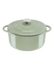 [Tefal] LOV Cast Iron Lichen Stewpot With lid 29cm/7.4L in Green