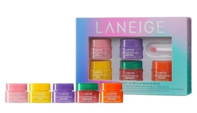 LANEIGE Lip Sleeping Mask GIFT SET of 5 Mini Masks 0.10 fl oz / 3g Each