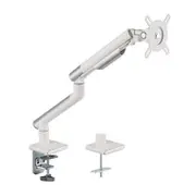 [LDT49-C012-W] Single Monitor Premium Slim Aluminum Spring-Assisted Monitor Arm - White