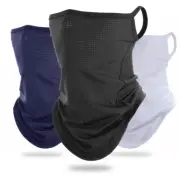Face Mask Balaclava Bandana Cover Neck Gaiter Scarf Neckerchief with Loops Ear