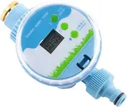 Fdit 360°Rotating Automatic Watering Timer Garden Irrigation Controller with LCD Digital Screen for Garden Home Greenhouse