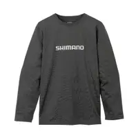 在飛比找蝦皮購物優惠-SHIMANO SH-022W 炭黑色 速乾長袖釣魚T恤 釣