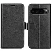 For Google Pixel 9 Pro Cell Phone Cases Crazy Horse Texture Magnetic Cover