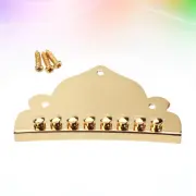 QB01 Golden Metal Mandolin Tailpiece Parts for 8 String Mandolin Guitar