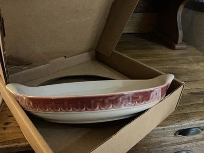 Longaberger Basket~Pottery ~ ACO Baking Dish~ Paprika~USA~NEW