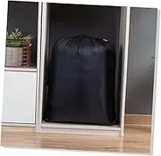 Quilt Storage Bag Drawstring Comforter Storage Pouch 34x40cm Black Sturdy Easy to Use Lightweight