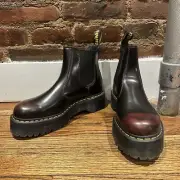 Dr. Martens Cherry Red Quad Arcadia Chelsea Boot Size US Men 10 / Woman 11