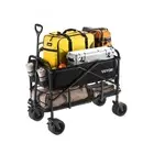 Heavy Duty Double Decker Folding Cart 300L 450 lbs Capacity Portable Wagon