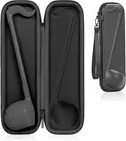 Carrying Hard Case Compatible for Otamatone Japanese Electronic Musical Instrument, Portable Synthesizer Designed for Otamatone Music Toy Storage Bag with Hand Strap, (Black,Case Only…)