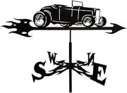 Wind vanes, Outdoor Garden Weather Vane for Roofs, Metal Fighter Weathervane All Steel Construction Farm Decoration Corrosion Resistant and Long-Lasting