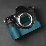 Suitable For Nikon Z8 Genuine Leather Camera Half Case Bag Covers Bottom Opening