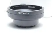 Pro Lens Mount Adapter for Pentax 67 Lens to Nikon F DSLR Camera