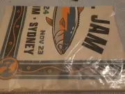 Pearl Jam Tea Towel Poster Sydney 21st & 23rd Nov 2024 Australia Tour