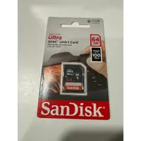 在飛比找蝦皮購物優惠-SanDisk Ultra SDXC 64GB 記憶卡 10