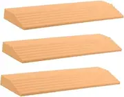 GETAJGHSD 3pcs Indoor Modular Ramp for Doorways Lightweight High Friction Slope Pad for Robot Vacuums Portable Cleaning Aid for Home Use Compatible with Carpet and Hard Floors