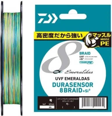 Daiwa UVF Emeraldas Dura Sensor X8 Si2 #0.8 150m PE Braid Line New