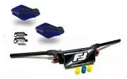 Fasst Flexx Flex 14 Handlebars Black Blue Powermadd Sentinel Hand guards ATV All