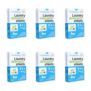 6x 60pc Future Normal Laundry Detergent Sheets Fragrance Free Washing Sheets