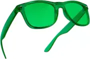 Green Color Therapy Mood Glasses Migraine Glasses Light Therapy Chakra Healing G
